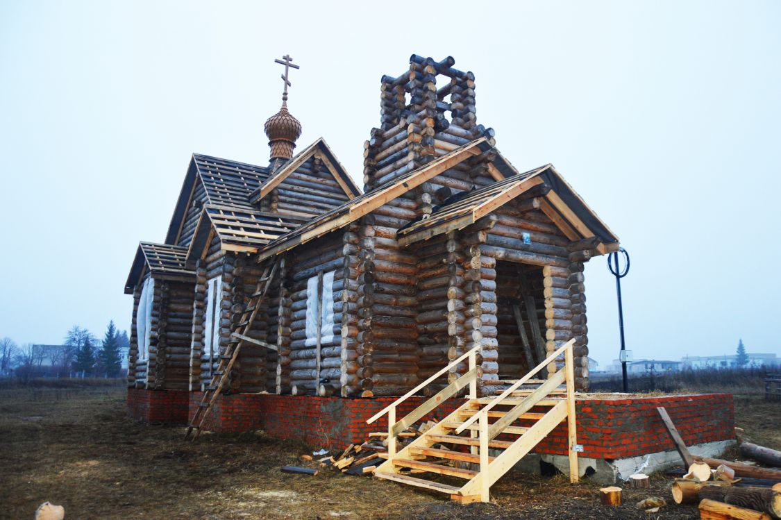 Церковь (новая) Георгия Победоносца, Большое Шумаково (Курский район, Курская область). фасады