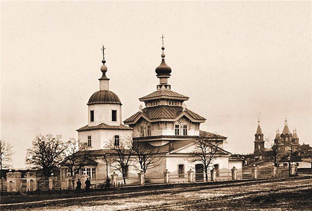 Мариуполь. Церковь Рождества Пресвятой Богородицы. архивная фотография, Тиражная почтовая открытка 1900-х годов