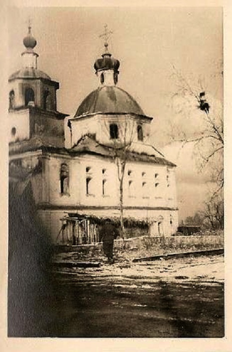 Церковь Успения Пресвятой Богородицы, Успенское -Шилово, урочище (Сафоновский район, Смоленская область). архивная фотография, Фото 1941 г. с аукциона e-bay.de