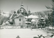 Церковь Параскевы Пятницы, Фото 1930-1939 гг. https://polona.pl/item/pasieczna-nad-bystrzyca-cerkiew,NDMzNDkwODI/0/#info:metadata<br>, Пасечная, Надворнянский район, Украина, Ивано-Франковская область