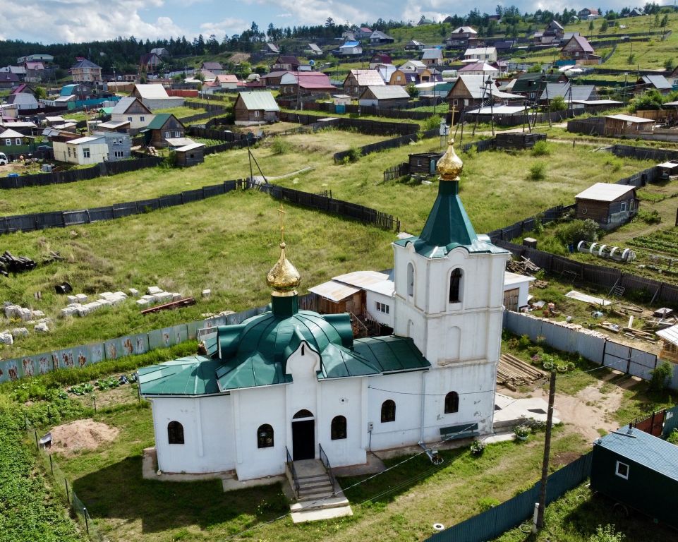 Церковь Рождества Иоанна Предтечи, Нижний Саянтуй (Тарбагатайский район, Республика Бурятия). фасады, Вид с севера