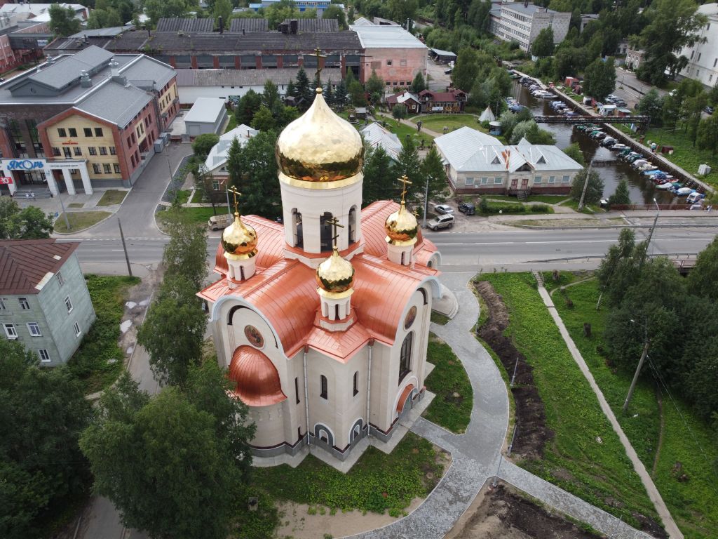Собор Преображения Господня в Соломбале (новый), Архангельск (Архангельск, город, Архангельская область). фасады