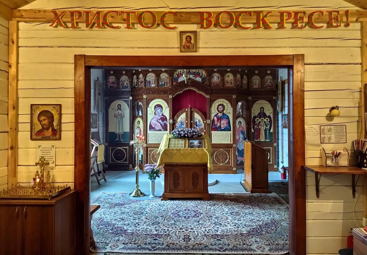 Церковь Веры, Надежды, Любови и матери их Софии, Рикасиха (Приморский район, Архангельская область). интерьер и убранство