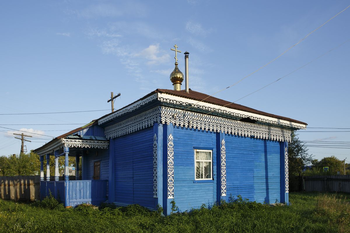 Молитвенный дом Георгия Победоносца, Раскатиха (Притобольный район, Курганская область). фасады