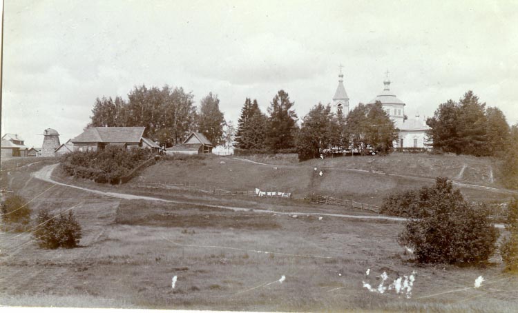 Сырец. Церковь Михаила Архангела. архивная фотография, Почтовая фотооткрытка 1910-х годов