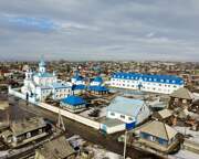 Серафимо-Покровский женский монастырь, Вид с ЮЮВ<br>, Ленинск-Кузнецкий, Ленинск-Кузнецкий район и г. Ленинск-Кузнецкий, Кемеровская область