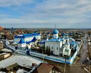 Серафимо-Покровский женский монастырь, Вид с СВ<br>, Ленинск-Кузнецкий, Ленинск-Кузнецкий район и г. Ленинск-Кузнецкий, Кемеровская область