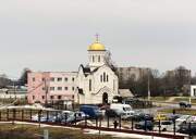 Церковь Рождества Христова, Вид с пешеходного моста станции Орша<br>, Орша, Оршанский район, Беларусь, Витебская область