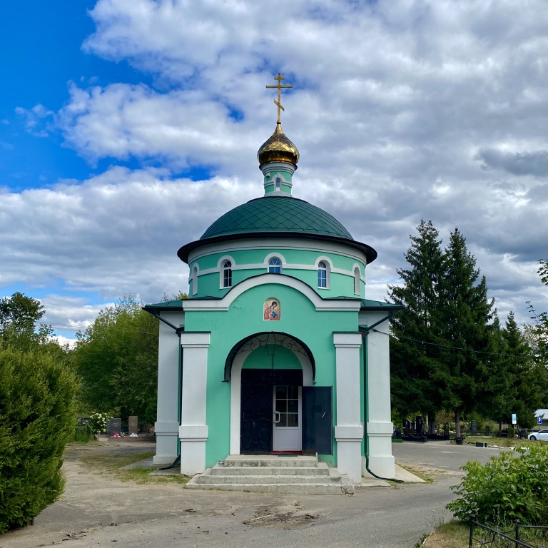 Коломна. Церковь Михаила Архангела на Новом кладбище. фасады, Вид с запада