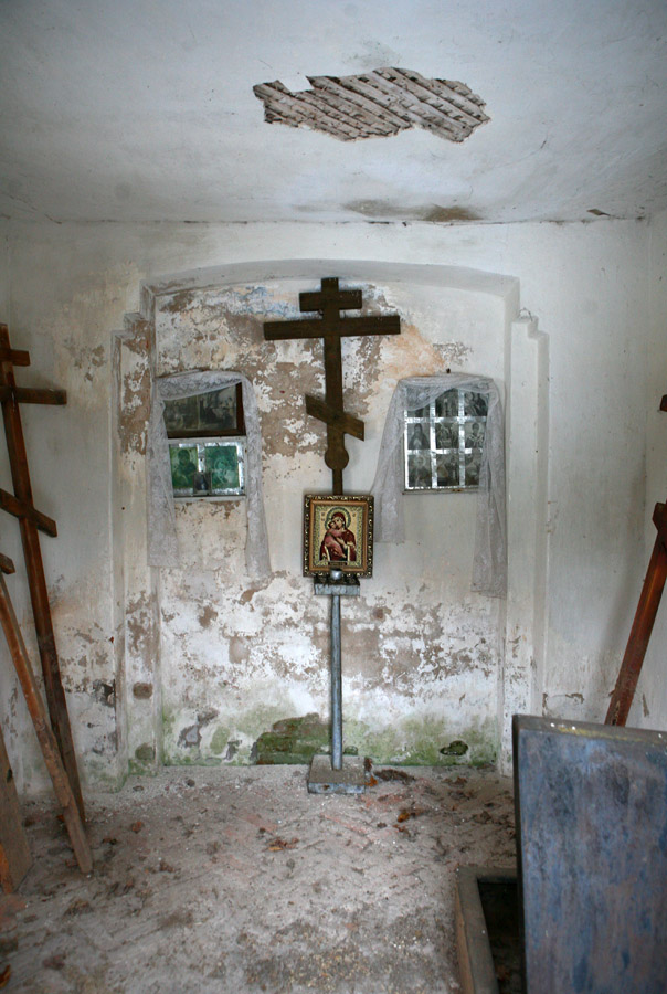 Часовня Георгия Победоносца, Болчино (Дедовичский район, Псковская область). интерьер и убранство