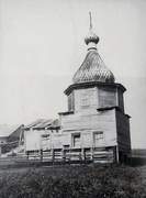 Часовня Георгия Победоносца, Часовня с юга. Фото А. Буйнова 1930-х годов. ГНИМА НФ-ОФ-819/8761<br>, Нижняя (Ваймуга), Холмогорский район, Архангельская область
