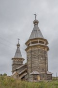 Церковь Варвары великомученицы, Вид с запада<br>, Типиницы, Медвежьегорский район, Республика Карелия
