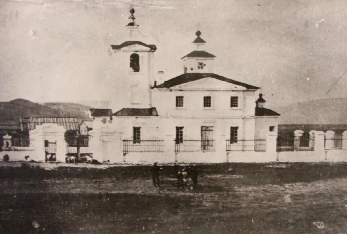 Церковь Петра и Павла (старая), Аскиз (Аскизский район, Республика Хакасия). архивная фотография, Фото нач. 20 в. Источник: museumsrussian.blogspot.com/2014/01/blog-post_6365.html?m=1