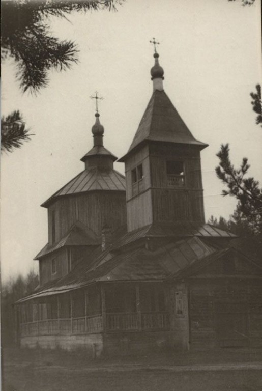 Церковь Сергия Радонежского, Красново (Меленковский район, Владимирская область). архивная фотография, Вид с северо-запада