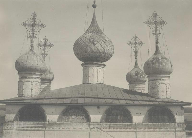 Собор Вознесения Господня, Балахна (Балахнинский район, Нижегородская область). архивная фотография, Главы. Фото 1920 - 1930-х гг. из коллекции ГНИМА (ГК № 13907314)