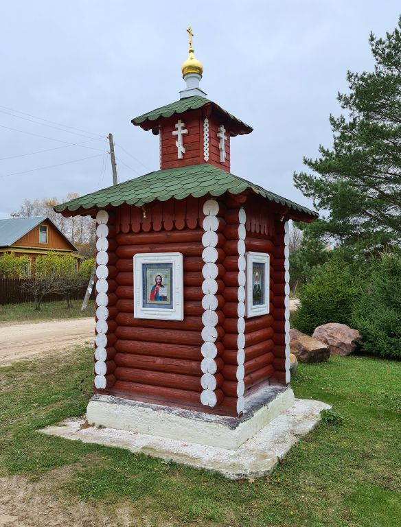 Неизвестная часовня, Шепели (Собинский район, Владимирская область). фасады, Вид с юго-востока