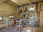 Архитектурно-этнографический музей "Ангарская деревня". Церковь Владимирской иконы Божией Матери в Братском остроге - Братск - Братский район - Иркутская область