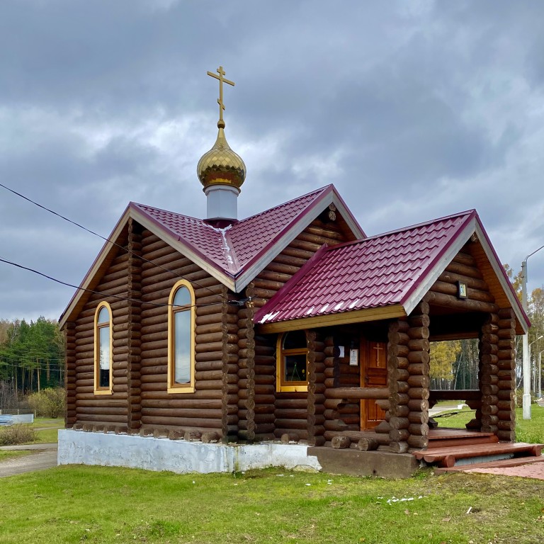 Церковь Луки (Войно-Ясенецкого) при районной больнице, Большая Мурта (Большемуртинский район, Красноярский край). фасады, Вид с СВ 