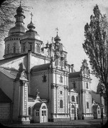 Михайловский Златоверхий монастырь. Собор Михаила Архангела (старый), Главный фасад. Фото начала ХХ в.<br>, Старый Киев, Шевченковский район, Украина, г. Киев
