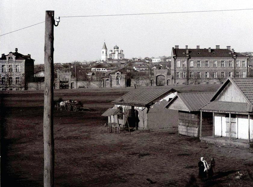 Церковь Вознесения Господня, Прасковея (Будённовский район, Ставропольский край). архивная фотография, Фрагмент фото 1902 года из фондов Российского государственного исторического архива