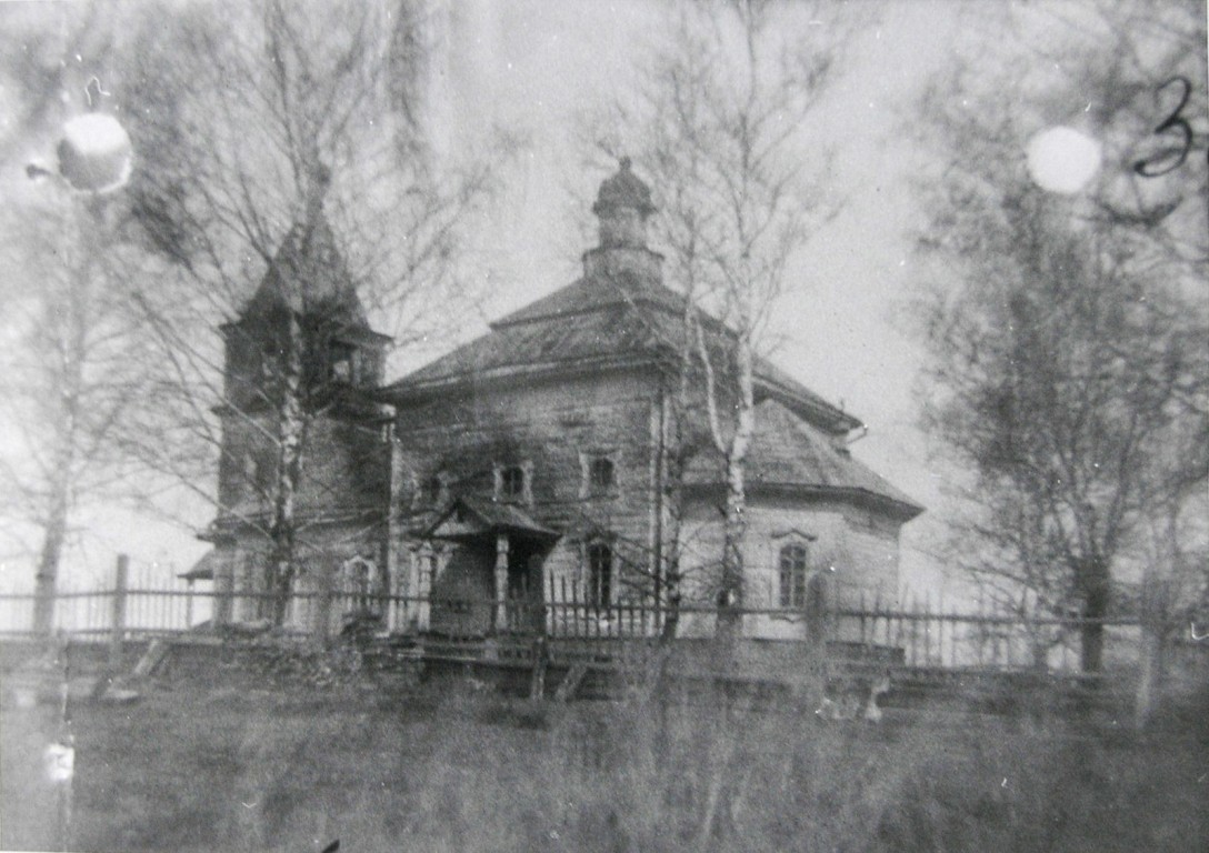 Печмень. Церковь Троицы Живоначальной. архивная фотография, Фото советского периода из частной коллекции