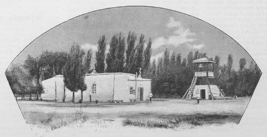 Церковь Илии Пророка (временная), Жаркент (Алматинская область, Казахстан). архивная фотография, Православная церковь в Джаркенте