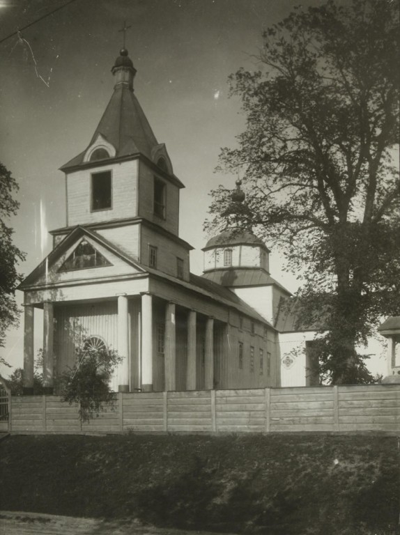 Церковь Спаса Пребражения, Бобрик (Роменский район, Украина, Сумская область). архивная фотография, Старинное фото из фондов Института рукописи Национальной библиотеки Украины им. В.И. Вернадского. Автор М. Макаренко