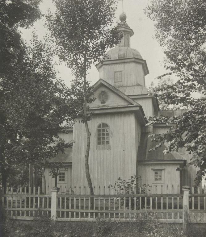 Запселье. Церковь Николая Чудотворца. архивная фотография, Фото 1920-ых годов из фондов Института рукописи Национальной библиотеки Украины им. В.И. Вернадского. Автор П. Жолтовский