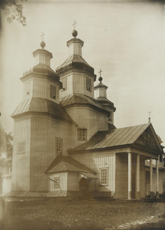Церковь Троицы Живоначальной, Левченки (Роменский район, Украина, Сумская область). архивная фотография, Фото 1929 года из фондов Института рукописи Национальной библиотеки Украины им. В.И. Вернадского. Автор С. Таранушенко
