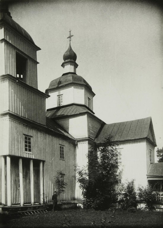 Церковь Воскресения Христова, Ярмолинцы (Роменский район, Украина, Сумская область). архивная фотография, Фото 1929 года из фондов Института рукописи Национальной библиотеки Украины им. В.И. Вернадского. Автор С. Таранушенко