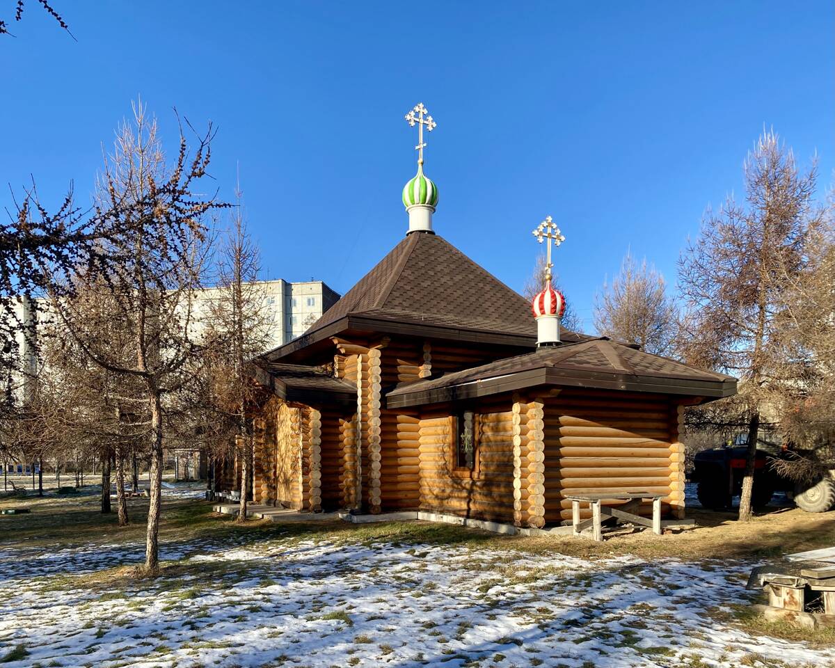 Церковь Илии Пророка, Красноярск (Красноярск, город, Красноярский край). фасады, Вид с ЮВ