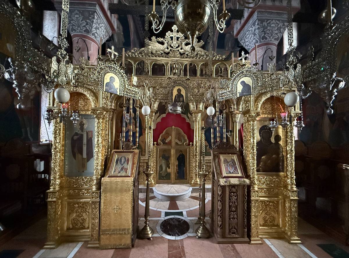 Иконостас, интерьер и убранство. Преображенский мужской скит, Подмоклово (Серпуховский городской округ и гг. Протвино, Пущино, Московская область)