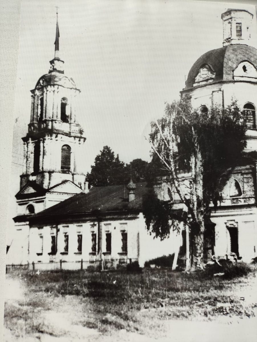 Церковь Илии Пророка, Ильинское (Парфеньевский район, Костромская область). архивная фотография, Фото  до 1941 года сделано.