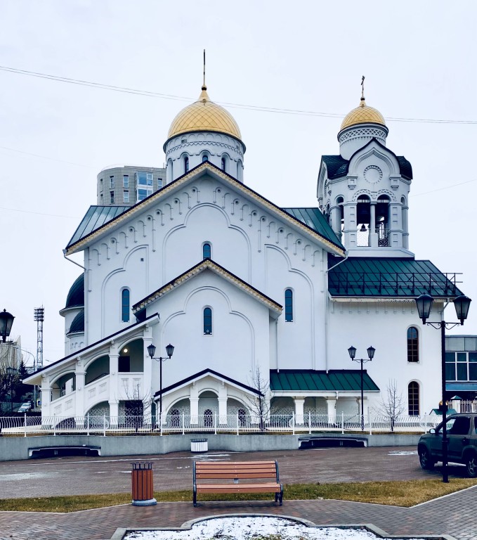 Красноярск. Церковь Сретения Владимирской иконы Божией Матери. фасады, Вид с севера