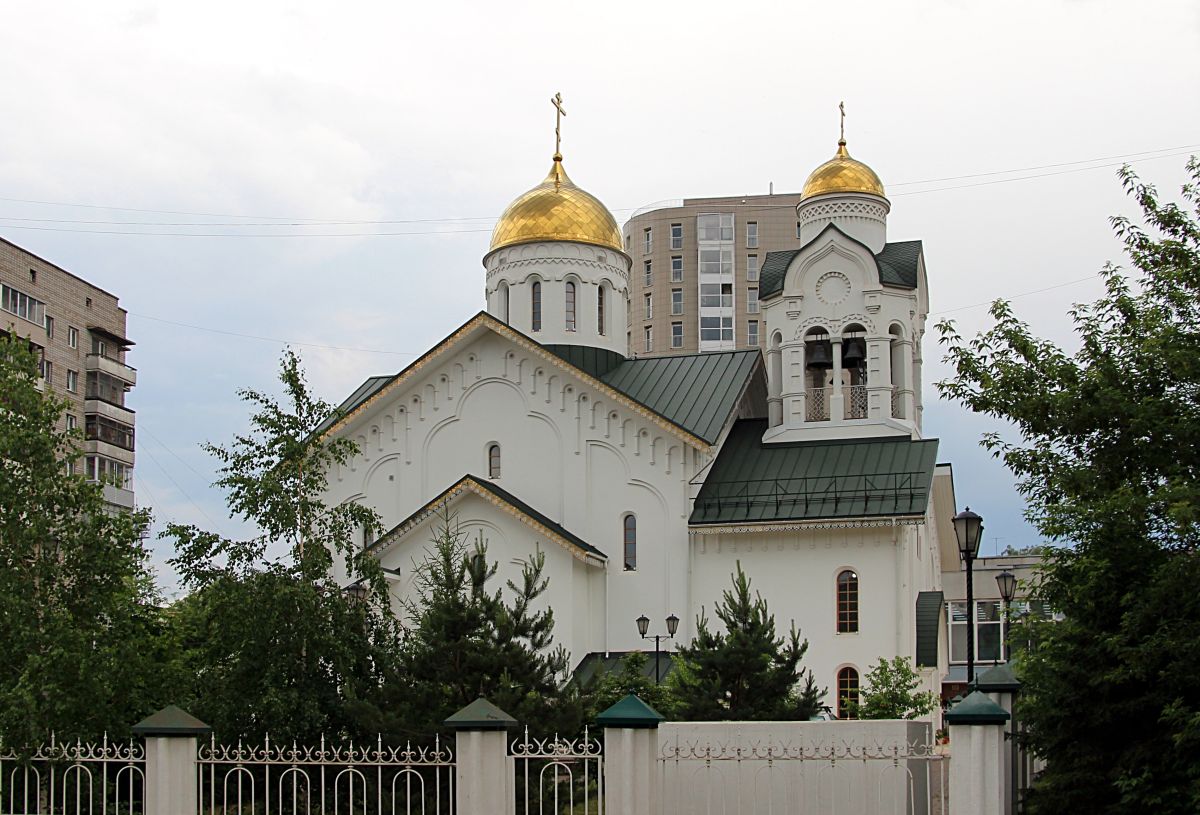 Красноярск. Церковь Сретения Владимирской иконы Божией Матери. фасады