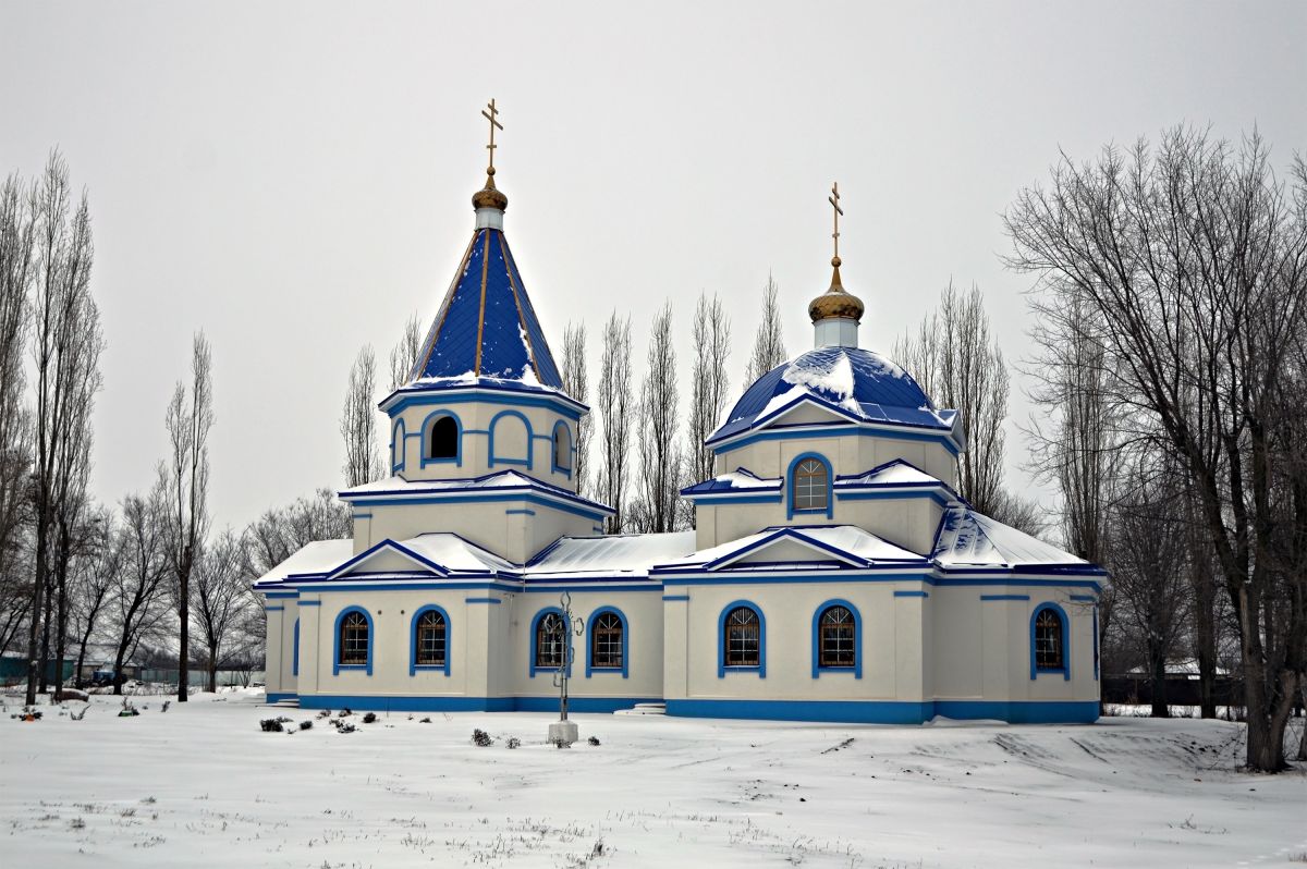 Церковь Покрова Пресвятой Богородицы (строящаяся), Истобное (Репьёвский район, Воронежская область). фасады