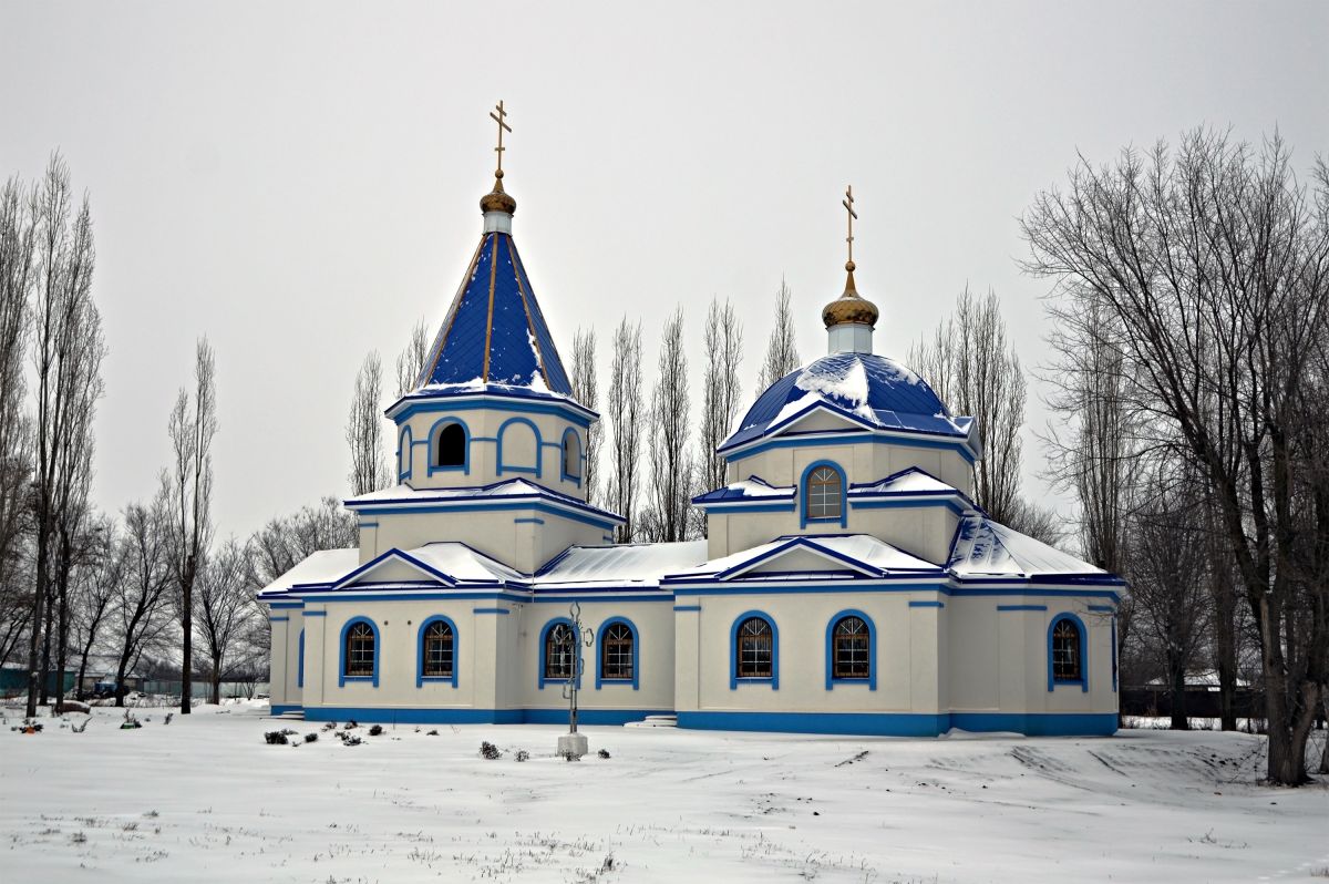 Истобное. Церковь Покрова Пресвятой Богородицы (строящаяся). фасады