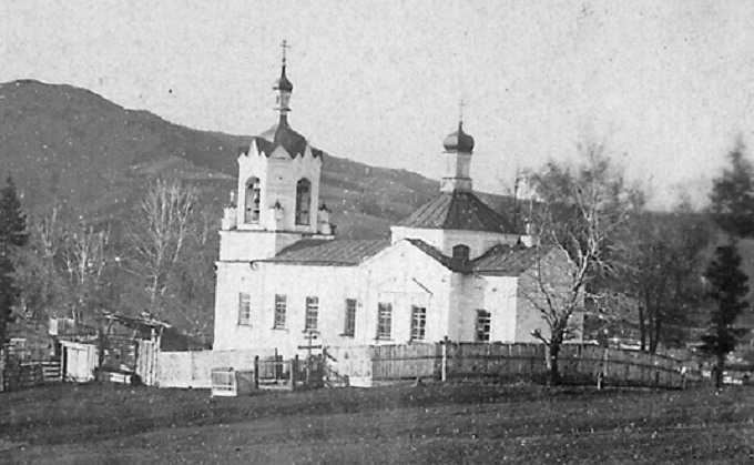 Горно-Алтайск. Церковь Успения Пресвятой Богородицы. архивная фотография, Старинное фото