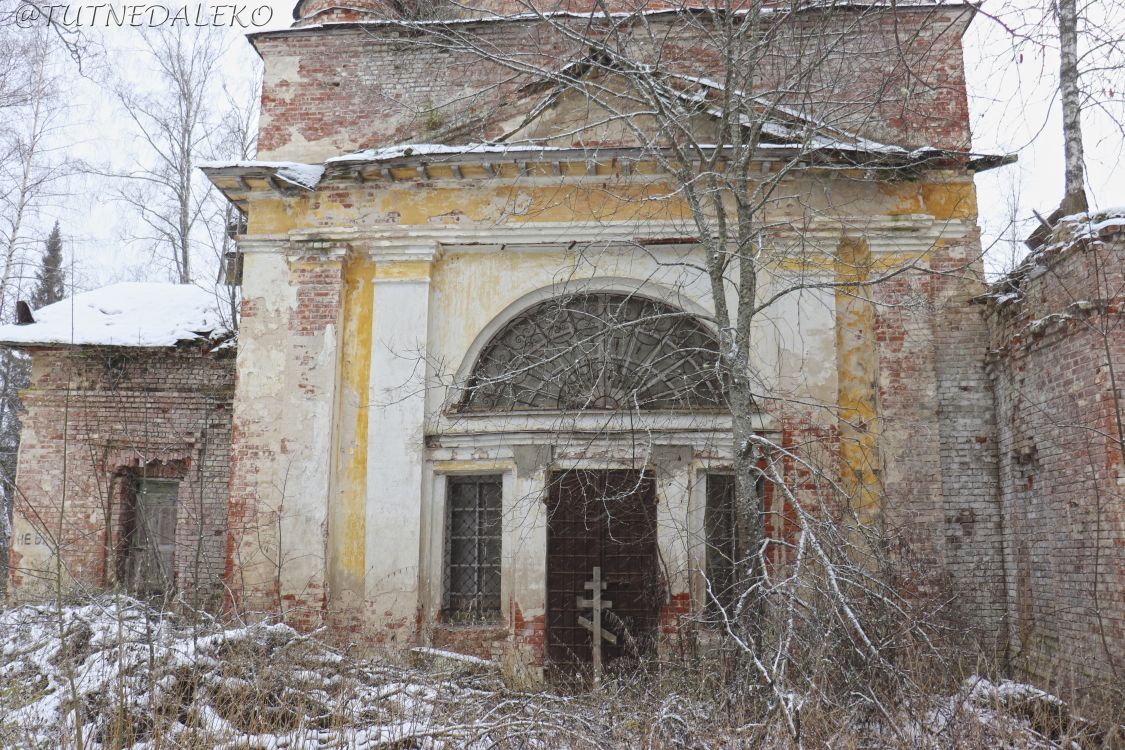 Церковь Казанской иконы Божией Матери, Николо-Ширь (Парфеньевский район, Костромская область). архитектурные детали