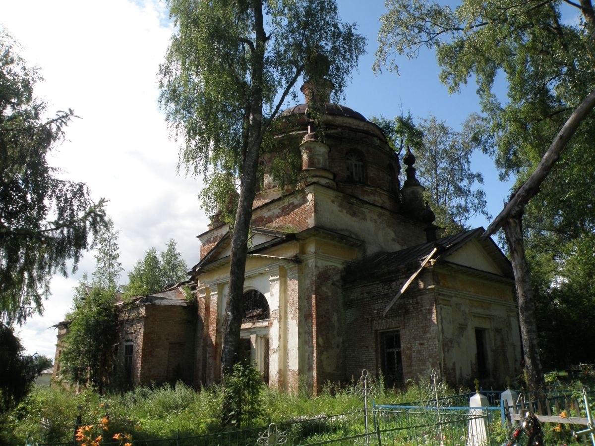 Церковь Казанской иконы Божией Матери, Николо-Ширь (Парфеньевский район, Костромская область). фасады
