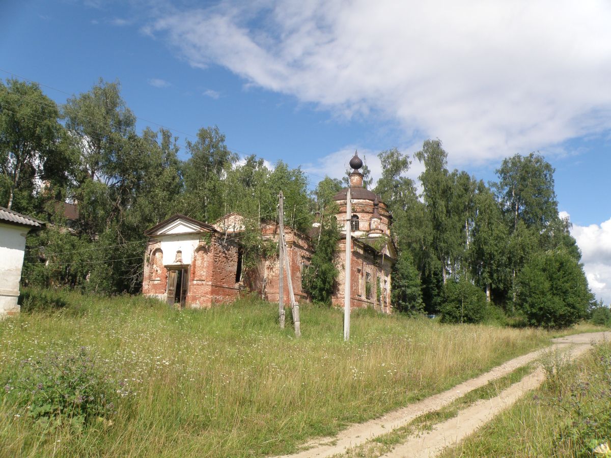 Церковь Казанской иконы Божией Матери, Николо-Ширь (Парфеньевский район, Костромская область). фасады