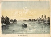 Церковь Покрова Пресвятой Богородицы (старая), Литография 1850-х гг. (Жуковский Р.К.). Госкаталог № 37234969. Государственный исторический музей<br>, Шаблыкино, Шаблыкинский район, Орловская область