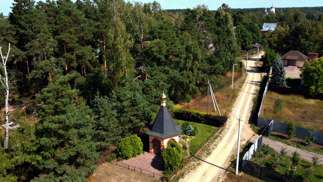 Неизвестная часовня, Махра (Александровский район, Владимирская область). общий вид в ландшафте