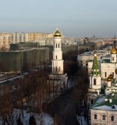 Московский район. Воскресенский Новодевичий Монастырь. Церковь Положения Пояса Пресвятой Богородицы в колокольне