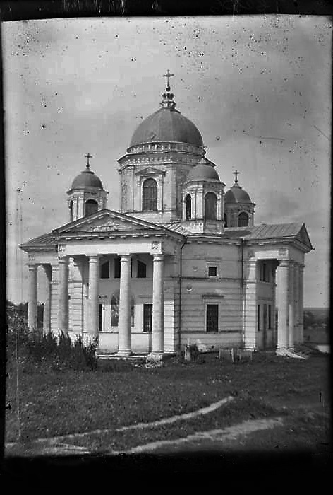 Церковь Николая Чудотворца, Дядьково (Рязанский район, Рязанская область). архивная фотография, Фото 1910-х годов из фондов Государственного НИМ архитектуры им. А.В. Щусева