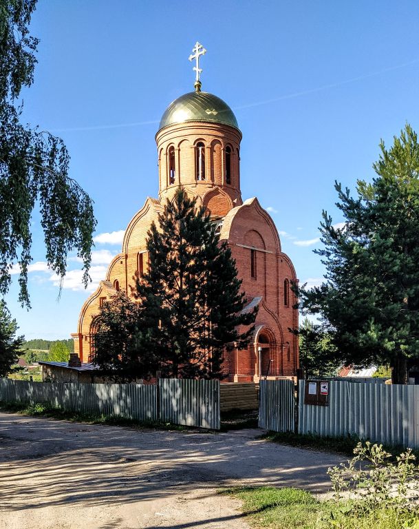 Церковь Богоявления Господня, Трофимово (Лысковский район, Нижегородская область). документальные фотографии