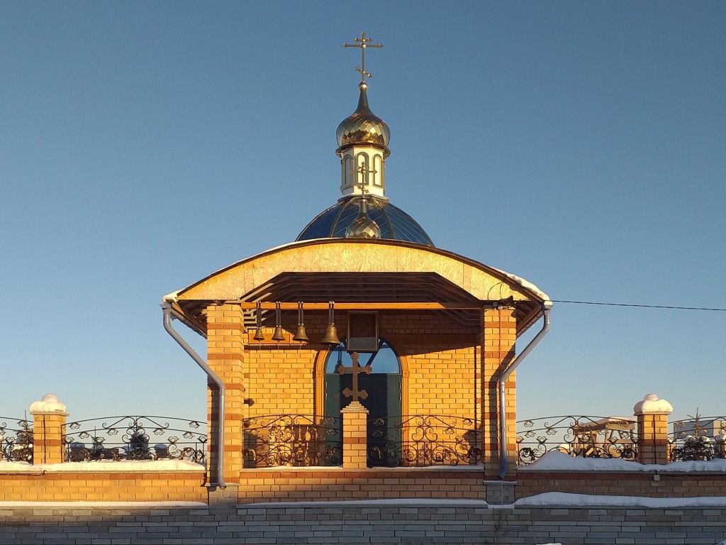 Часовня Успения Пресвятой Богородицы, Красное Поле (Сосновский район, Челябинская область). фасады, Вид с запада