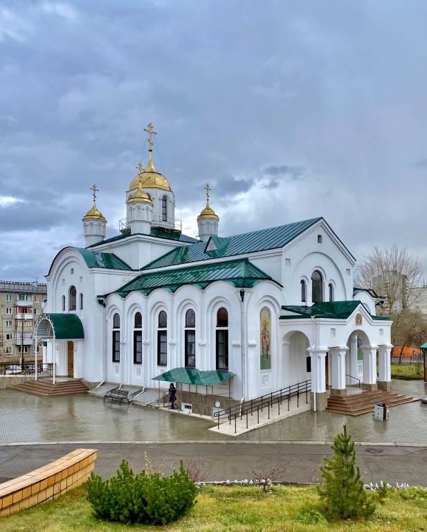 Церковь Феодора Тирона, Красноярск (Красноярск, город, Красноярский край). фасады, Вид с СЗ