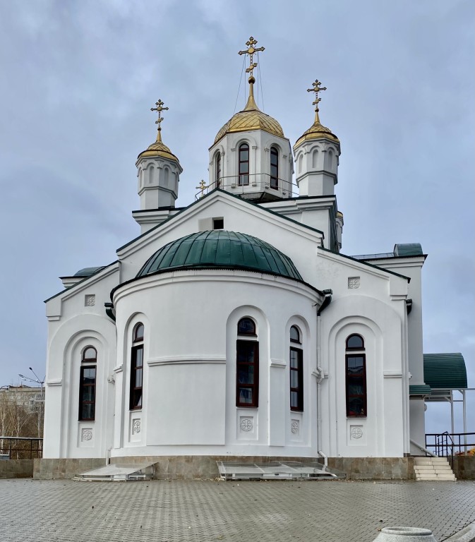 Красноярск. Церковь Феодора Тирона. фасады, Вид с востока