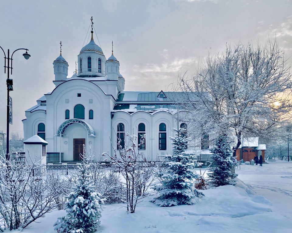 Красноярск. Церковь Феодора Тирона. фасады, Вид с севера